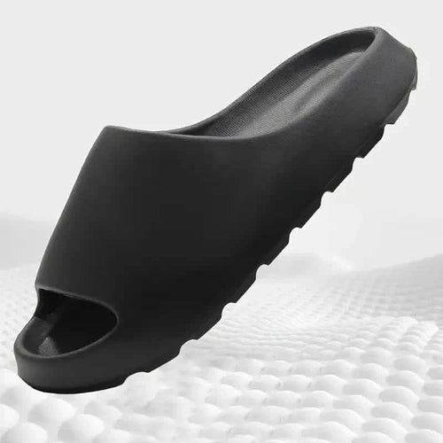 Unisex Soft Slippers, Comfortable Indoor/Outdoor Slide Sandals, Non-slip Textured Design Footwear